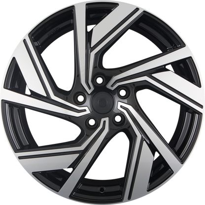Avus Racing AC-521 Black Polished Alufelge 8.5x19 Zoll ET56 LK 5x108 ML63.4