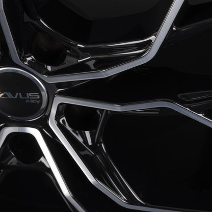 Avus Racing AC-M10 Black Polished Alufelge 8x19 Zoll ET29 LK 5x112 ML66.6 – Bild 4