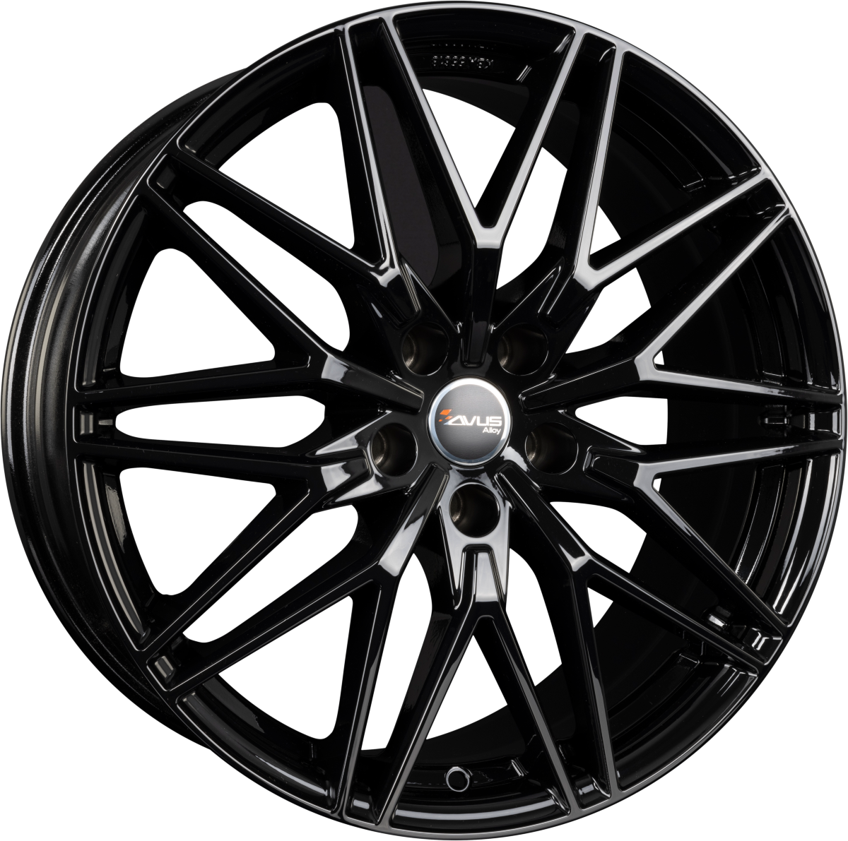 Avus Racing AC-MB6 Black Alufelge 10x20 Zoll ET18 LK 5x112 ML66.6 – Bild 2