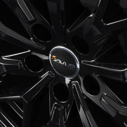Avus Racing AC-MB6 Black Alufelge 7.5x18 Zoll ET45 LK 5x112 ML66.6 – Bild 3