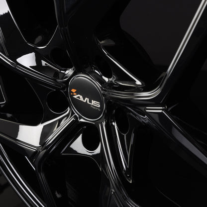 Avus Racing AC-523 Black Alufelge 7.5x18 Zoll ET44 LK 5x114.3 ML73.1 – Bild 2