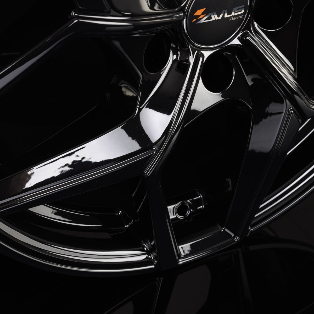 Avus Racing AC-523 Black Alufelge 7.5x18 Zoll ET44 LK 5x114.3 ML73.1 – Bild 3