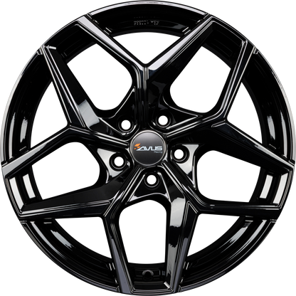 Avus Racing AC-523 Black Alufelge 8x18 Zoll ET35 LK 5x112 ML66.6