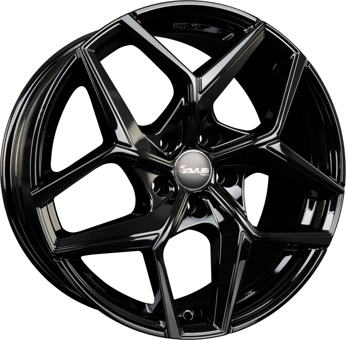 Avus Racing AC-523 Black Alufelge 7.5x18 Zoll ET45 LK 5x112 ML66.6 – Bild 2