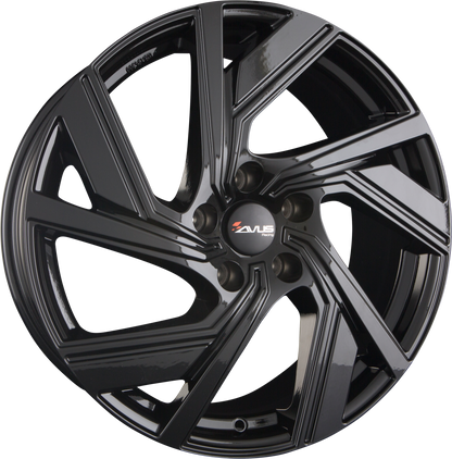Avus Racing AC-521 Black Alufelge 10x20 Zoll ET57 LK 5x112 ML57.1 – Bild 2
