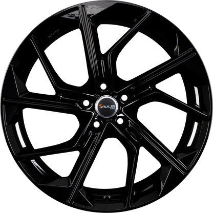 Avus Racing AC-522 Black Alufelge 8.5x19 Zoll ET39 LK 5x112 ML66.6
