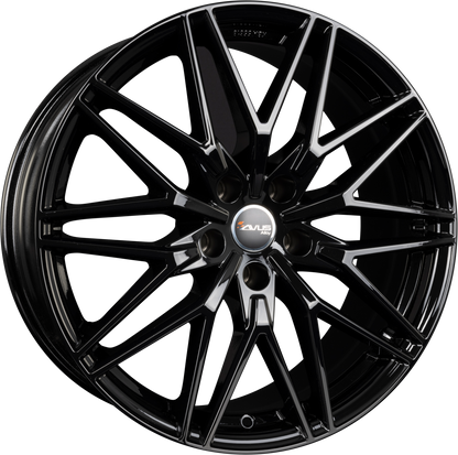 Avus Racing AC-MB6 Black Alufelge 9.5x21 Zoll ET35 LK 5x112 ML66.6 – Bild 2