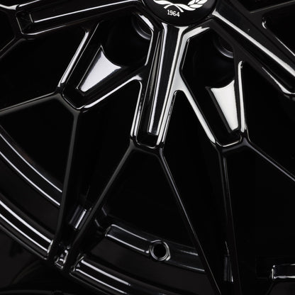 Tecnomagnesio TMG03 Black Glossy Alufelge 8x18 Zoll ET29.5 LK 5x112 ML66.6 – Bild 4