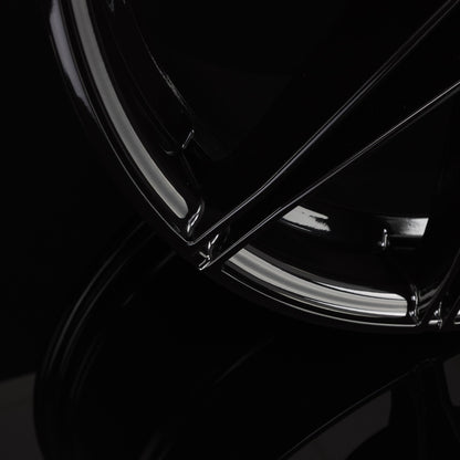 Tecnomagnesio TMG03 Black Glossy Alufelge 8x18 Zoll ET29.5 LK 5x112 ML66.6 – Bild 5