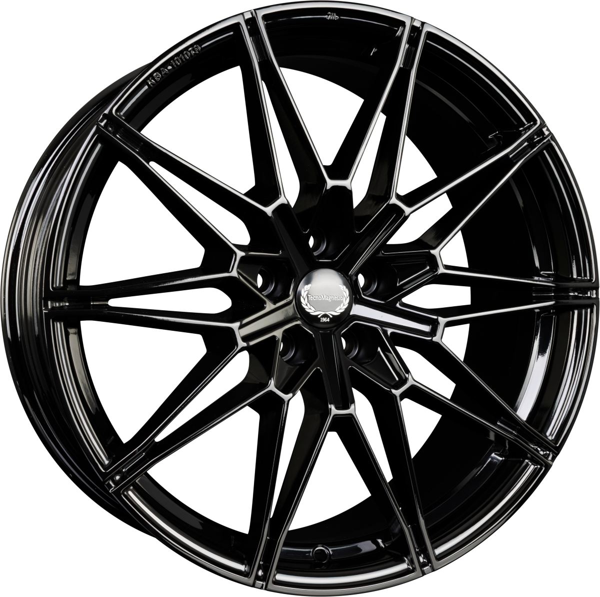 Tecnomagnesio TMG03 Black Glossy Alufelge 8.5x20 Zoll ET45 LK 5x112 ML66.6 – Bild 2