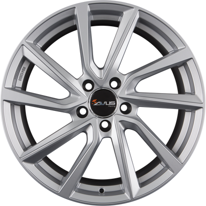 Avus Racing AC-518 Hyper Silver Alufelge 7x17 Zoll ET25 LK 4x108 ML65.1