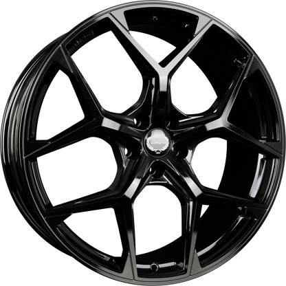 Tecnomagnesio TMG02 Black Glossy Alufelge 8x18 Zoll ET35 LK 5x112 ML66.6 – Bild 2