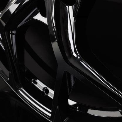 Tecnomagnesio TMG02 Black Glossy Alufelge 8x18 Zoll ET45 LK 5x112 ML66.6 – Bild 4