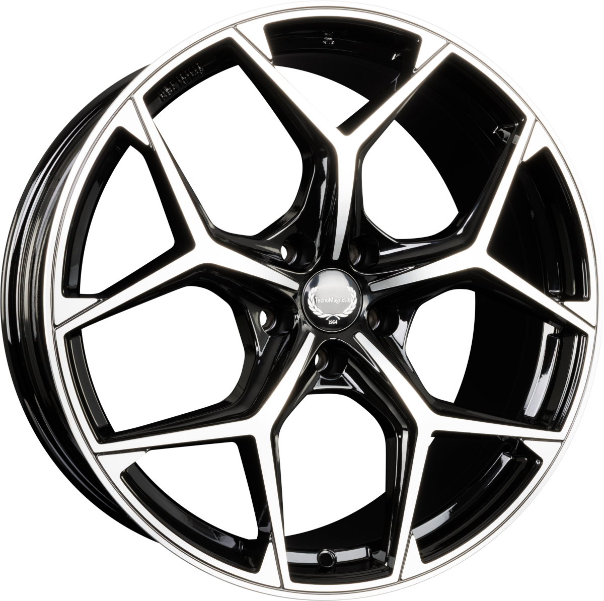 Tecnomagnesio TMG02 Black Mirror Alufelge 8x18 Zoll ET45 LK 5x112 ML66.6 – Bild 2