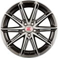 1000 Miglia MM1007 Dark Anthracite Polished Alufelge 8.5x19 Zoll ET35 LK 5x120 ML72.6
