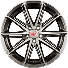 1000 Miglia MM1007 Dark Anthracite Polished Alufelge 8.5x19 Zoll ET35 LK 5x120 ML72.6