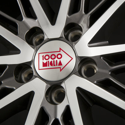1000 Miglia MM1007 Dark Anthracite Polished Alufelge 8.5x19 Zoll ET35 LK 5x120 ML72.6 – Bild 5