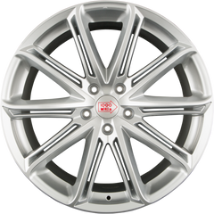 1000 Miglia MM1007 Silver Gloss Polished Alufelge 8.5x19 Zoll ET45 LK 5x112 ML72.2