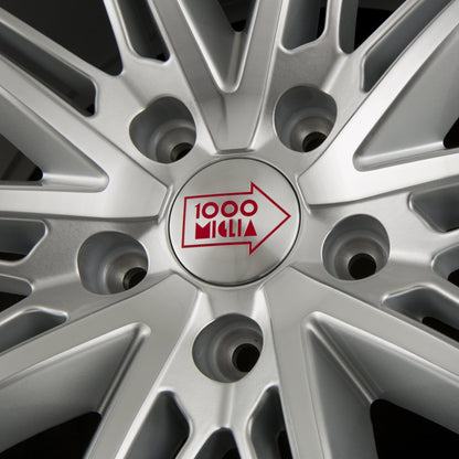 1000 Miglia MM1007 Silver Gloss Polished Alufelge 8.5x19 Zoll ET45 LK 5x112 ML72.2 – Bild 4