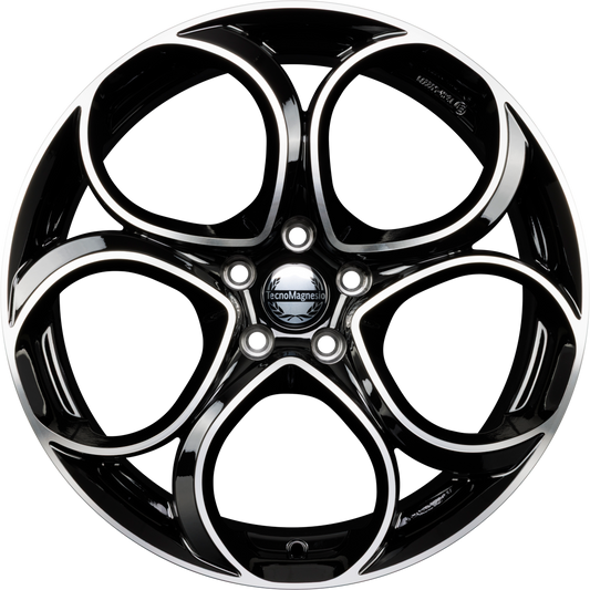 Tecnomagnesio Junior Black Mirror Alufelge 8x18 Zoll ET34 LK 5x110 ML65.1