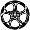 Tecnomagnesio Junior Black Mirror Alufelge 8x20 Zoll ET37 LK 5x110 ML65.1