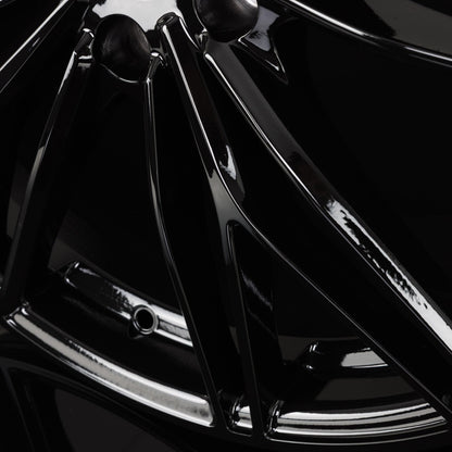 Tecnomagnesio Motorsport Black Glossy Alufelge 8x20 Zoll ET35 LK 5x112 ML66.6 – Bild 4