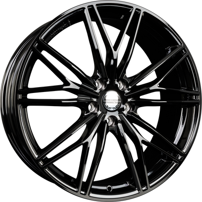 Tecnomagnesio Motorsport Black Glossy Alufelge 8x20 Zoll ET46 LK 5x112 ML66.6 – Bild 2