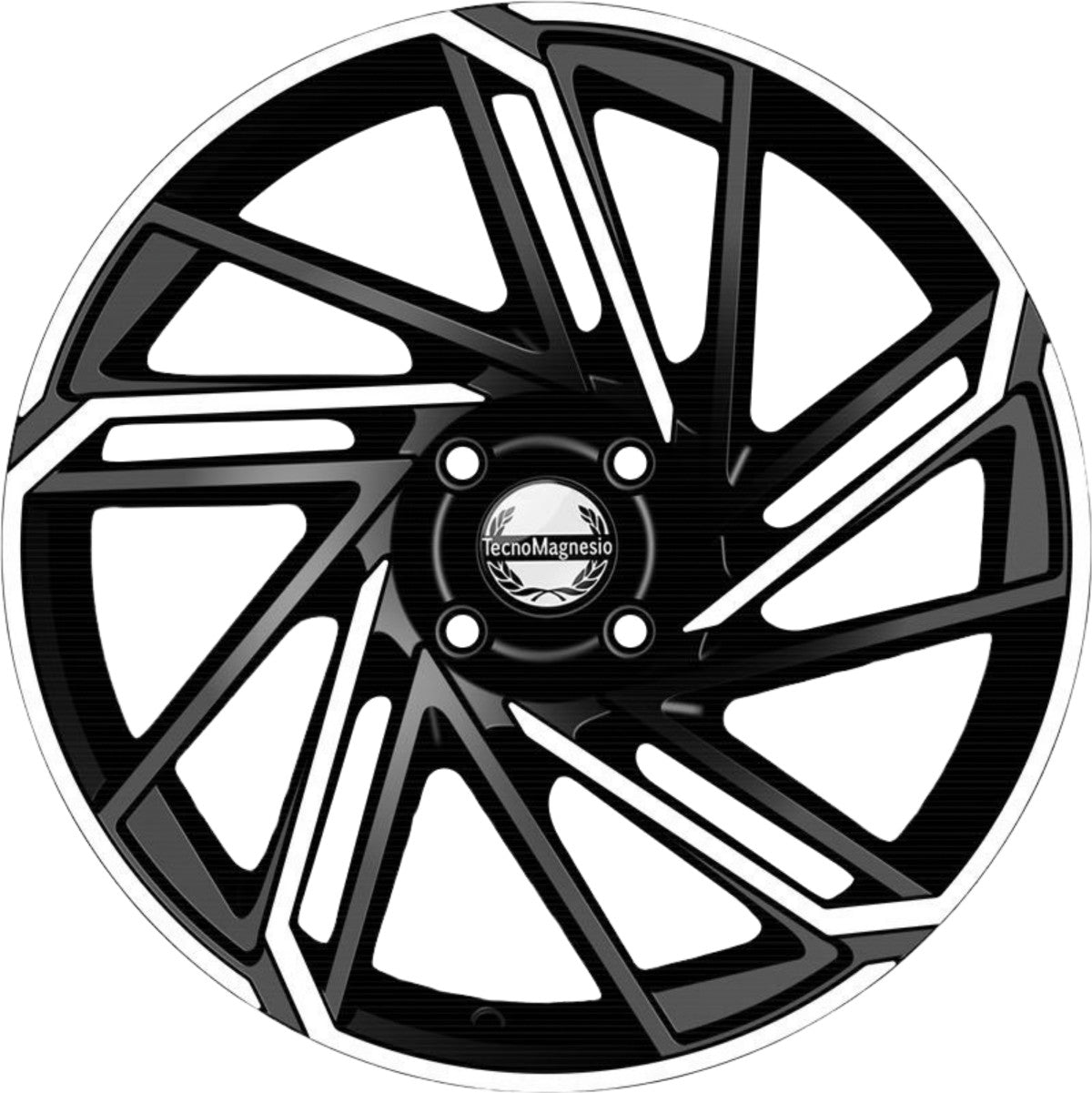 Tecnomagnesio Epower black mirror Alufelge 7x18 Zoll ET34 LK 5x112 ML66.6