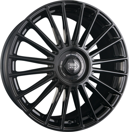 1000 Miglia MM1022 gloss black Alufelge 8x19 Zoll ET45 LK 5x108 ML73.1 – Bild 4