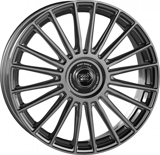 1000 Miglia MM1022 gloss anthracite Alufelge 8x18 Zoll ET30 LK 5x112 ML73.1