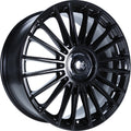 1000 Miglia MM1022 gloss black Alufelge 8x18 Zoll ET45 LK 5x108 ML73.1