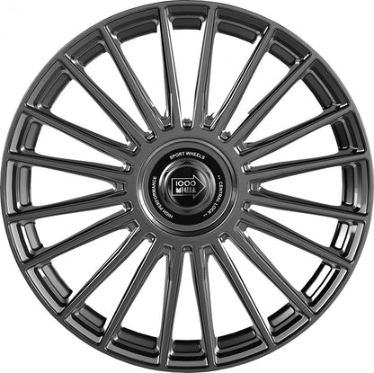 1000 Miglia MM1022 gloss anthracite 8x18 ET45 - LK5/108 ML73.1