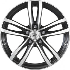 Mille Miglia MM020 anthrazit poliert Alufelge 7x17 Zoll ET49 LK 5x112 ML57.1