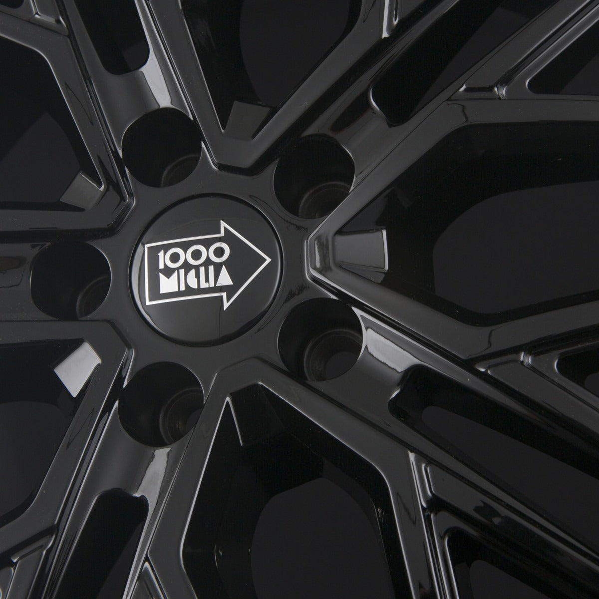 1000 Miglia MM1023 gloss black Alufelge 8.5x20 Zoll ET45 LK 5x112 ML66.5 – Bild 6