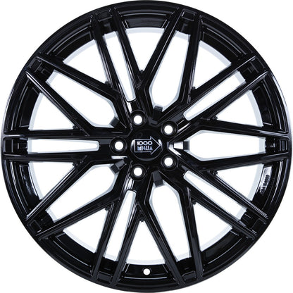 1000 Miglia MM1023 gloss black 8x19 ET33 - LK5/110 ML65.1