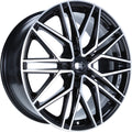 1000 Miglia MM1023 black polished Alufelge 8x19 Zoll ET35 LK 5x112 ML66.5