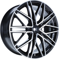 1000 Miglia MM1023 black polished Alufelge 8x19 Zoll ET35 LK 5x112 ML66.5