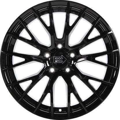 1000 Miglia MM1009 gloss black 8x18 ET40 - LK5/108 ML72.2