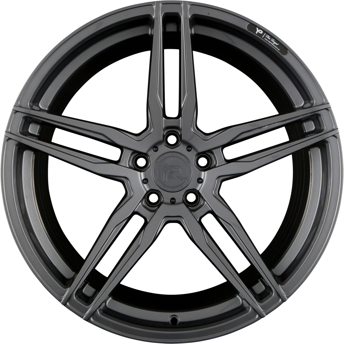 Yido Performance YP-FF1 Gloss Gun Metal Alufelge 9.5x19 Zoll ET35 LK 5x112 ML66.6