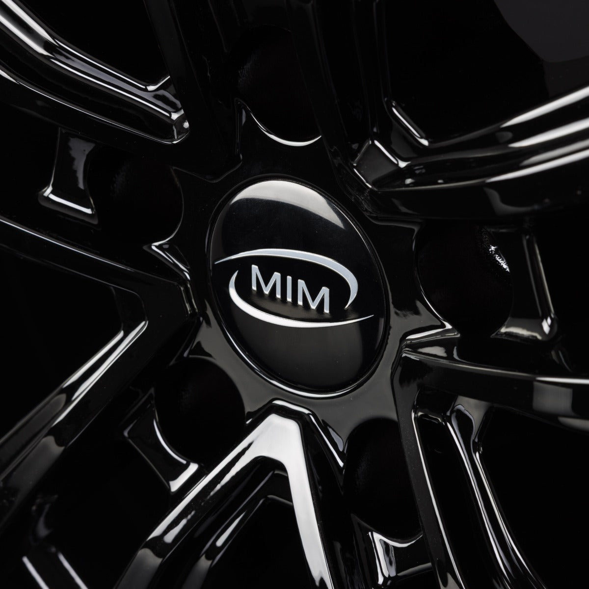 MIM Esis Black Glossy Alufelge 6.5x16 Zoll ET40 LK 5x114.3 ML73.1 – Bild 3