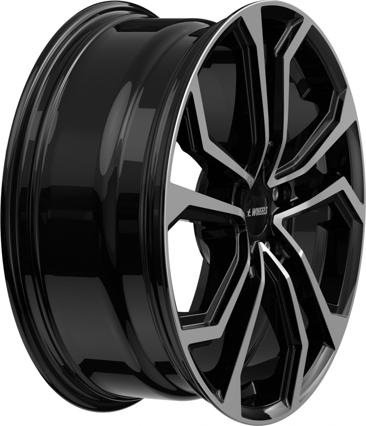 itWheels Ella gloss black polished Alufelge 6.5x16 Zoll ET40 LK 5x114.3 ML73.1 – Bild 5