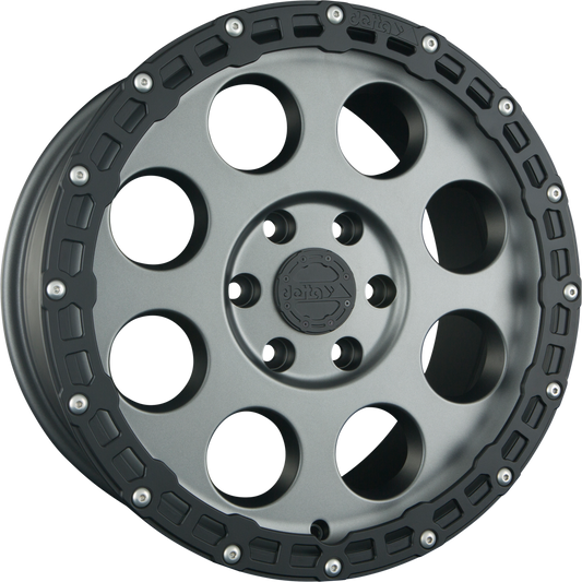 DELTA 4x4 Klassik B RUGGED Gun Metal Grey Matt Alufelge 8.5x18 Zoll ET42.5 LK 5x120 ML65.1 – Bild 2