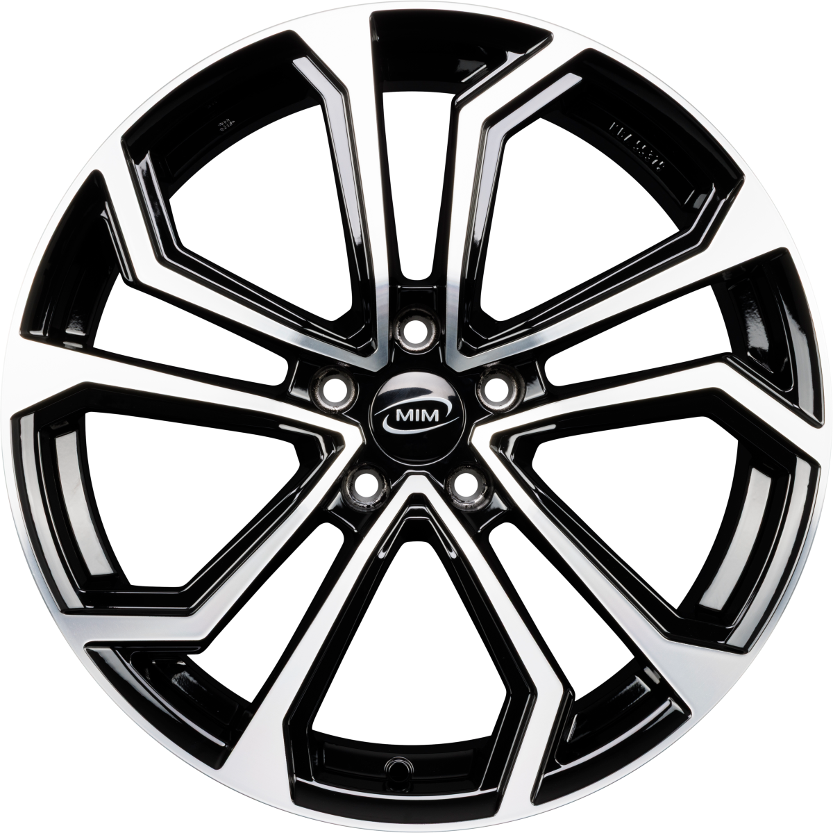 MIM Esis Black Mirror Alufelge 8x18 Zoll ET40 LK 5x114.3 ML73.1