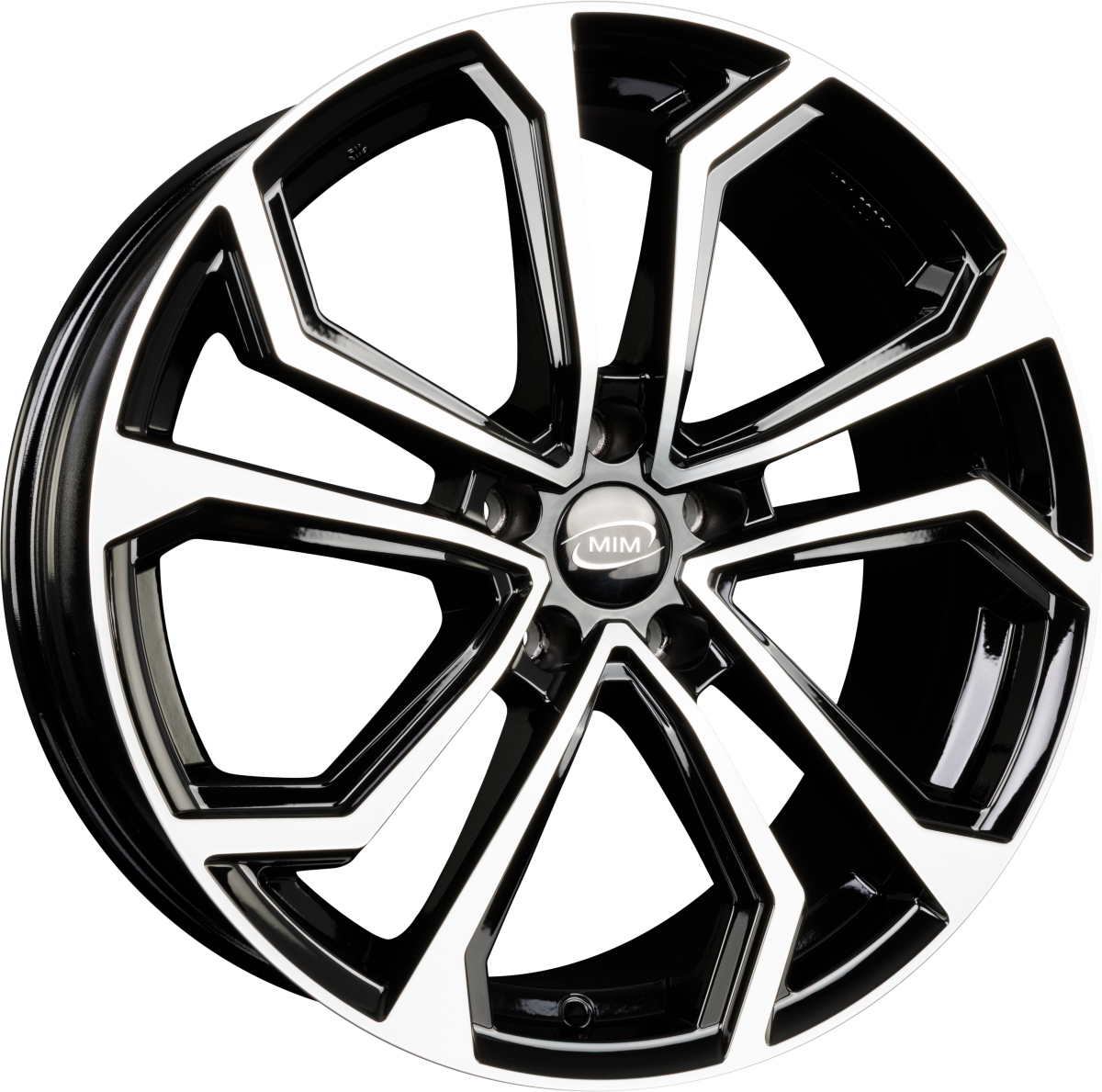 MIM Esis Black Mirror Alufelge 8x18 Zoll ET40 LK 5x114.3 ML73.1 – Bild 2