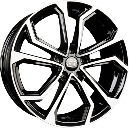 MIM Esis Black Mirror Alufelge 8x18 Zoll ET40 LK 5x114.3 ML73.1 – Bild 2