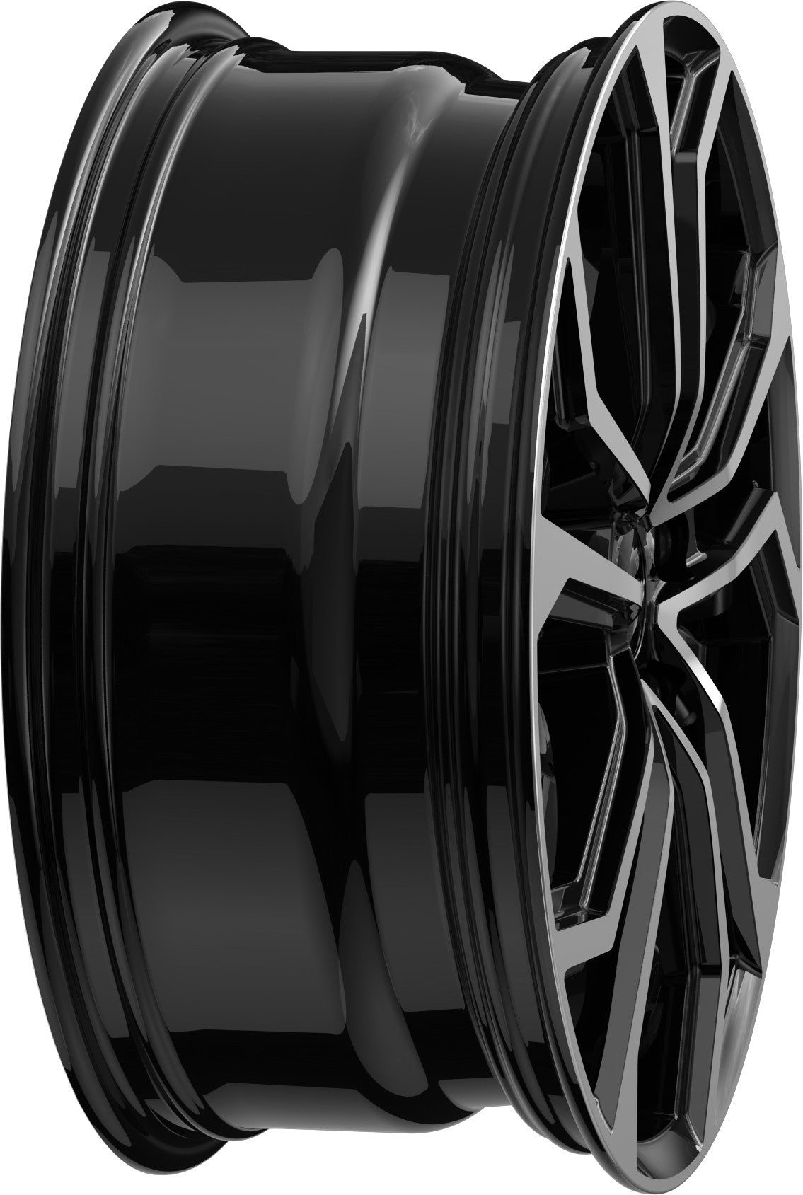 itWheels Ella gloss black polished Alufelge 7.5x17 Zoll ET45 LK 5x112 ML66.5 – Bild 6