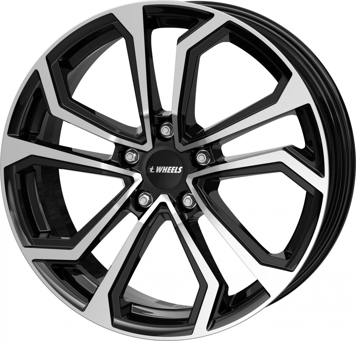 itWheels Ella gloss black polished Alufelge 7.5x17 Zoll ET45 LK 5x112 ML66.5 – Bild 7