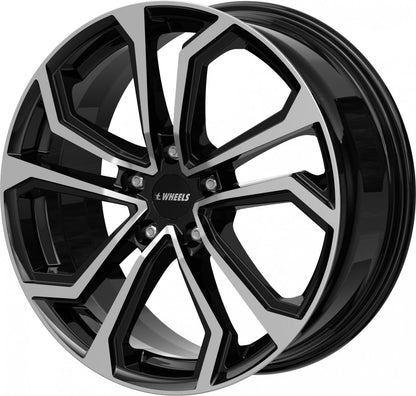itWheels Ella gloss black polished Alufelge 7.5x17 Zoll ET45 LK 5x112 ML66.5 – Bild 8
