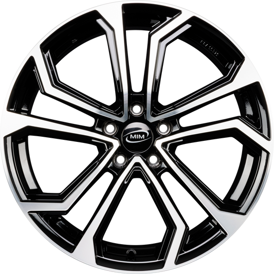 MIM Esis Black Mirror Alufelge 6.5x16 Zoll ET38 LK 5x100 ML57.1