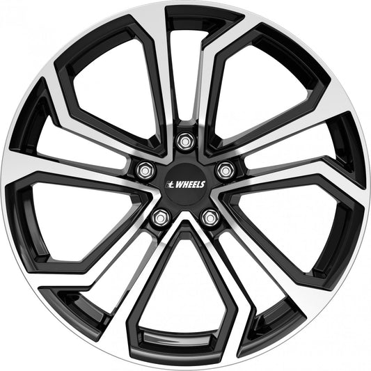 itWheels Ella gloss black polished Alufelge 6.5x16 Zoll ET38 LK 5x100 ML57.1 – Bild 2